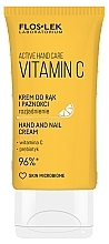 Krem do rąk i paznokci z witaminą C - Floslek Active Hand Care Vitamin C — Zdjęcie N1