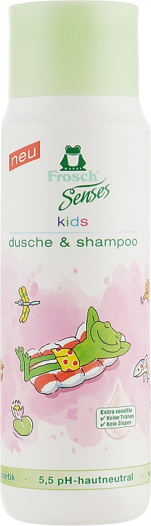 Żelowy szampon dla dzieci - Frosch Senses Kids Gel Shampoo — Zdjęcie N1