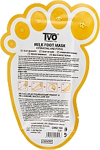 Nawilżająca maska do stóp z ekstraktem z mleka - TVO Milk Foot Mask — Zdjęcie N2