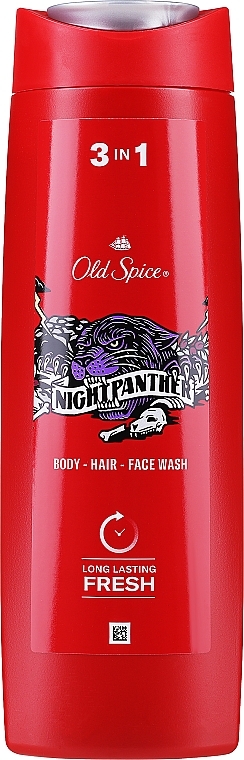Szampon-żel pod prysznic - Old Spice Nightpanther 3in1 — Zdjęcie N1