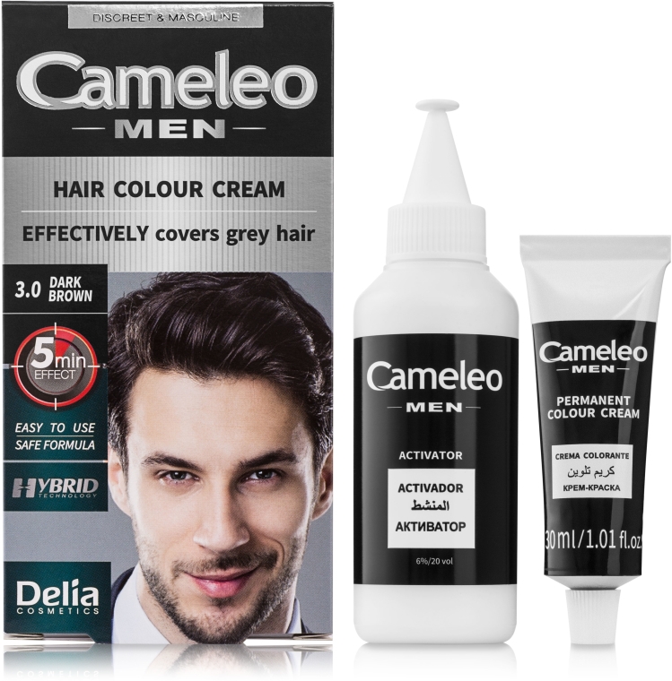 Farba do włosów dla mężczyzn - Delia Cameleo Men