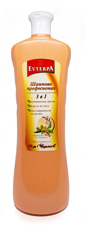 Profesjonalny szampon 3 w 1 do włosów farbowanych - Evterpa — Zdjęcie N1