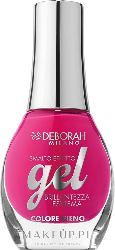 Lakier do paznokci z efektem żelu - Deborah Gel Effect Nail Enamel — Zdjęcie 160 - Famous Pink