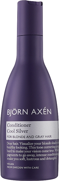 Odżywka do włosów blond - BjOrn AxEn Cool Silver Conditioner — Zdjęcie N1