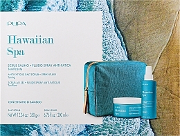Kup Zestaw - Pupa Hawaiian Spa Kit 3 (scrub/350g + fluid/spray/200ml + bag)