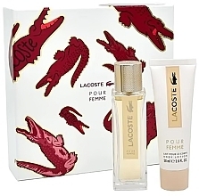 Lacoste Pour Femme - Zestaw (EDP/50 ml + b/lot/50 ml) — Zdjęcie N1