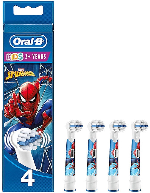 Główki do szczoteczki do zębów, 4 szt. - Oral-b Braun Stages Power Eb10 Spider-man — Zdjęcie N2