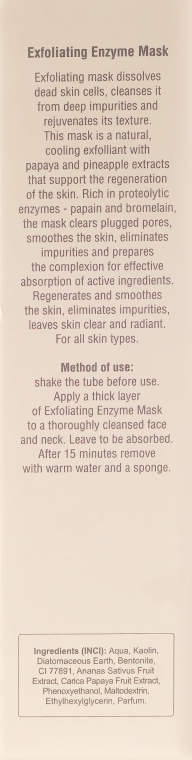 Maska enzymatyczna - AVA Laboratorium Professional Beauty Home Care Age Control — Zdjęcie N3