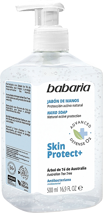 Mydło do rąk - Babaria Skin Protect+ Hand Soap — Zdjęcie N1