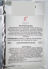 Złota maska z koenzymem Q10 i fasolą mung - KosmoTrust Cosmetics Gold Mask — Zdjęcie N1