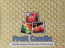 Kup Zestaw świec ozdobnych mandarynka + arbuz + czerwone jabłka (candle 12 pcs) - AD 