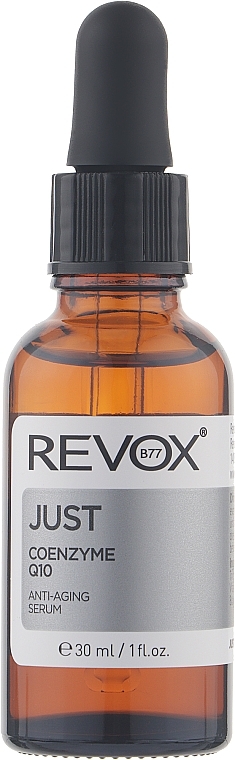 Serum przeciwstarzeniowe z koenzymem Q10 - Revox Just Coenzyme Q10 Anti-Aging Face Serum — Zdjęcie N1