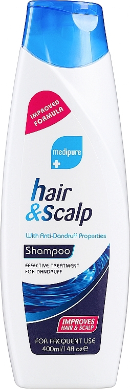 Przeciwłupieżowy szampon do włosów - Xpel Marketing Ltd Medipure Hair & Scalp Anti-Dandruff Shampoo — Zdjęcie N1