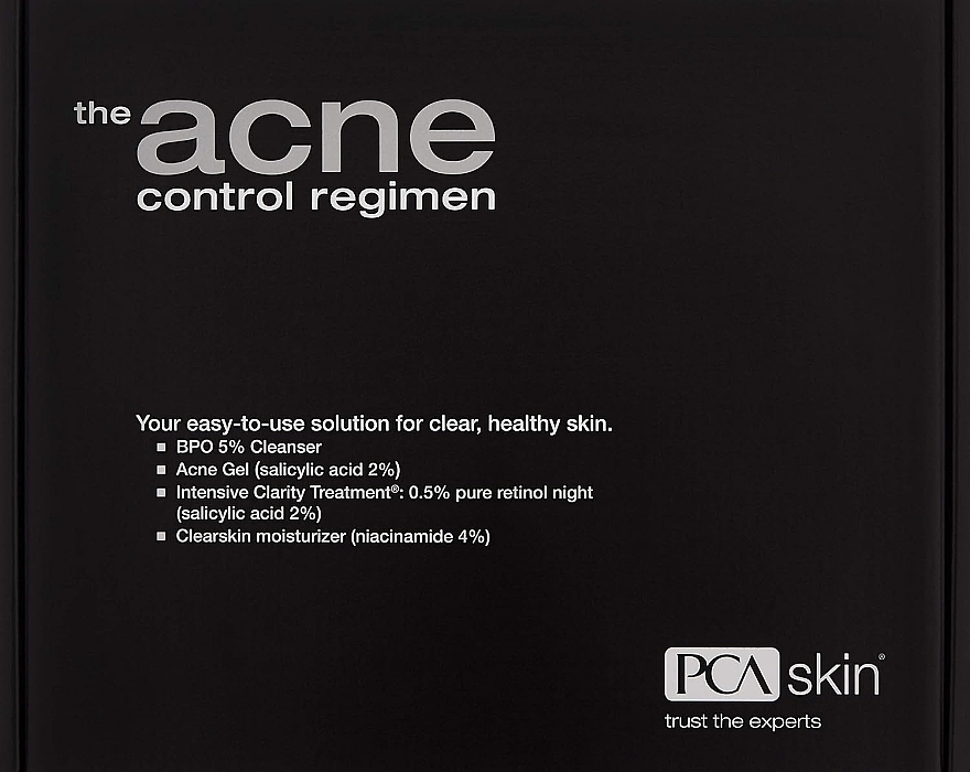 Zestaw do leczenia trądziku - PCA Skin The New Acne Control Regimen (cleanser/207ml + cr/29.5ml + cr/48g + cr/7.3g) — Zdjęcie N3
