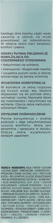 Płynna pielęgnacja nawilżająca do skóry normalnej i suchej - L'Oreal Paris Hydra Genius Aloe Water — Zdjęcie N3