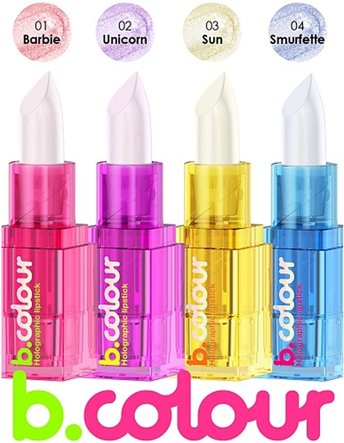 Holograficzna szminka - 7 Days B.Colour Holographic Lipstick — Zdjęcie N2