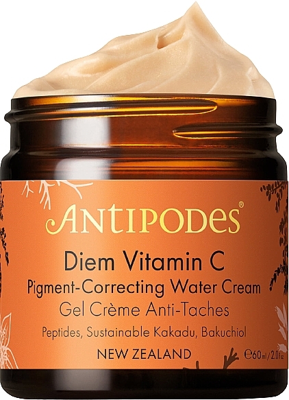Antypigmentacyjny krem do twarzy z witaminą C - Antipodes Diem Vitamin C Pigment-Correcting Water Cream — Zdjęcie N1