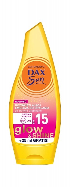 Sunshine & Shine Balsam do opalania SPF15 - Dax Sun — Zdjęcie N1