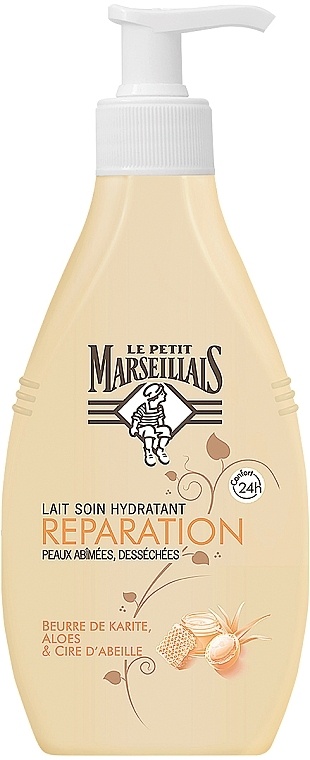 Nawilżające mleczko do skóry zniszczonej i przesuszonej Regeneracja - Le Petit Marseillais Body Lotion