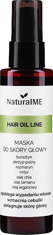 Maska do skóry głowy - NaturalME Hair Oil Line — Zdjęcie N1