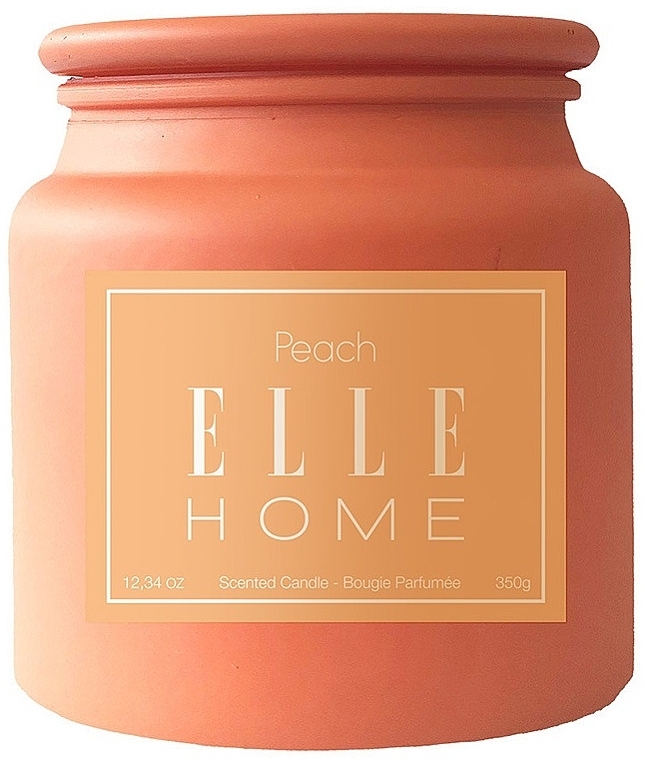 Świeca zapachowa - Elle Home Peach Scented Candle — Zdjęcie N1