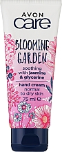 Wygładzający krem do rąk Jaśmin i gliceryna - Avon Blooming Garden Hand Cream — Zdjęcie N3