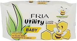 Chusteczki nawilżane dla dzieci - Fria Baby Utility Delicate Wipes — Zdjęcie N1