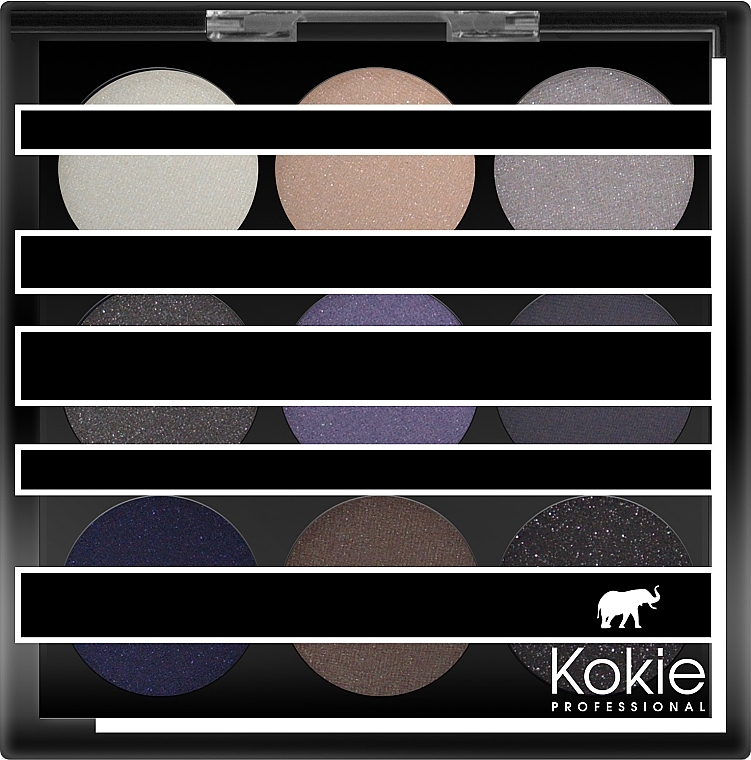 Paleta cieni do powiek - Kokie Professional Eyeshadow Palette — Zdjęcie N1