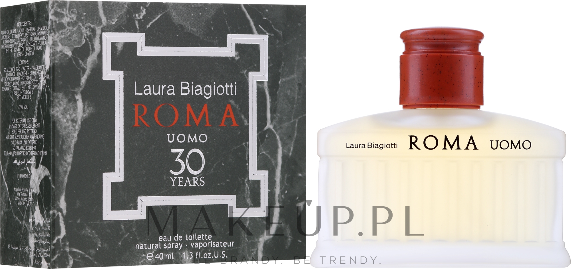 Laura Biagiotti Roma Uomo - Woda toaletowa — Zdjęcie 40 ml