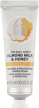 Kup Kojący krem ​​ochronny do rąk - The Body Shop Almond Milk & Honey Calming & Protecting Hand Cream