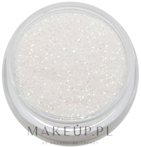 Sypki brokat do twarzy - Aden Cosmetics Glitter Powder — Zdjęcie 05 - Glitter White