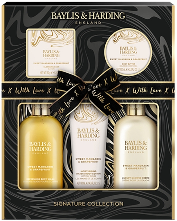 Zestaw, 5 produktów - Baylis & Harding Sweet Mandarin & Grapefruit Perfect Pamper Gift Set — Zdjęcie N1