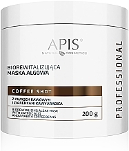 Kup Biorewitalizująca maska algowa z kwasem kawowym i ziarnami kawy - APIS Professional Coffee Shot Biorevitalizing Algae Mask