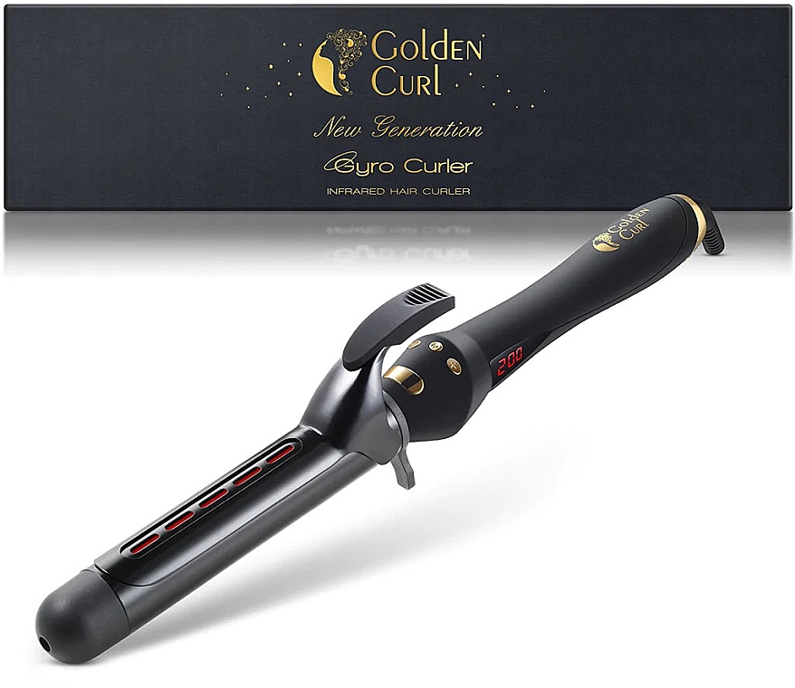 Lokówka do włosów, 32 mm - Golden Curl The Gyro 2.0 Infrared Curler — Zdjęcie N2