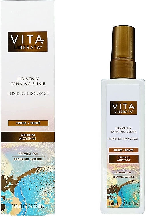 Eliksir samoopalający - Vita Liberata Tinted Heavenly Tanning Elixir Medium — Zdjęcie N1