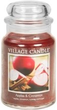 Świeca zapachowa w słoiku - Village Candle Apple & Cinnamon — Zdjęcie N2