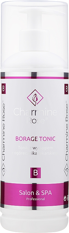 Energetyzujący tonik-eliksir do twarzy - Charmine Rose Salon & SPA Professional Borage Tonic — Zdjęcie N3