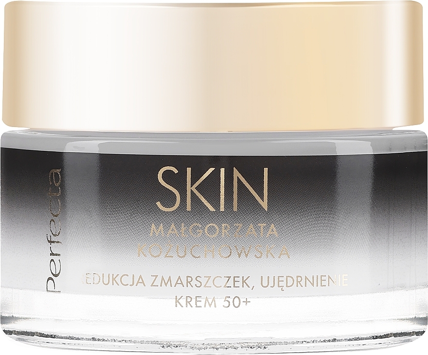 Ujędrniający krem przeciwzmarszczkowy 50+ z peptydami, kolagenem, erytrytolem i prebiotykami - Perfecta Skin — Zdjęcie N1