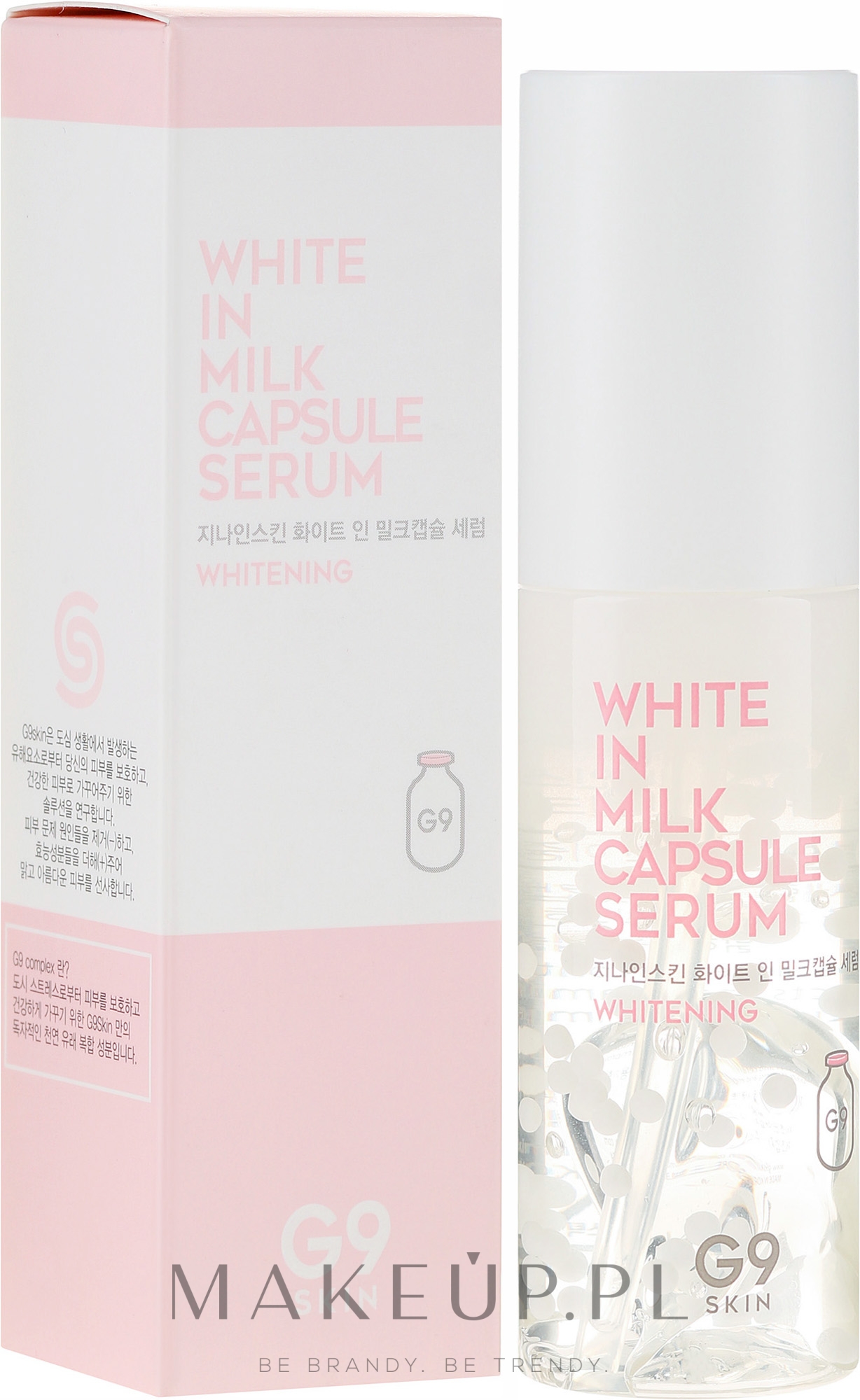 Rozjaśniające serum do twarzy - G9Skin White In Milk Capsule Serum — Zdjęcie 50 ml