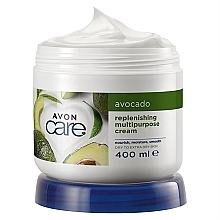 Wielofunkcyjny krem nawilżający do twarzy, dłoni i ciała z olejem z awokado - Avon Care Moisturizing Cream With Avocado — Zdjęcie N2