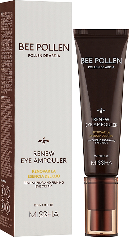 Rewitalizujący krem pod oczy - Missha Bee Pollen Renew Eye Ampouler — Zdjęcie N2