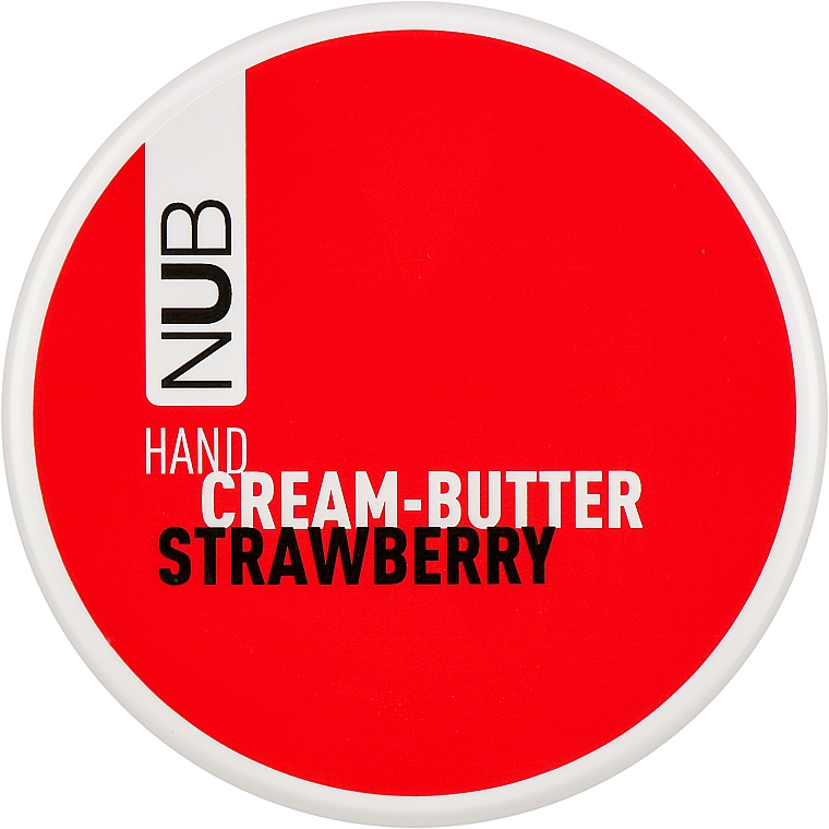 Krem maślany odżywiający dłonie - NUB Spa Care Hand Cream Butter Strawberry — Zdjęcie N1