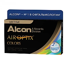 Kolorowe soczewki kontaktowe, 2 szt., gemstone green - Alcon Air Optix Colors — Zdjęcie N2
