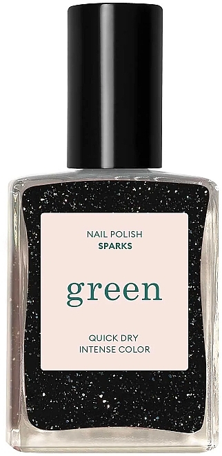 Brokatowy lakier do paznokci - Manucurist Green Nail Polish Quick Dry Intense Color — Zdjęcie N1