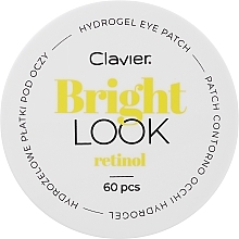 Hydrożelowe płatki pod oczy z retinolem - Clavier Bright Look Retinol Hydrogel Eye Patch — Zdjęcie N1