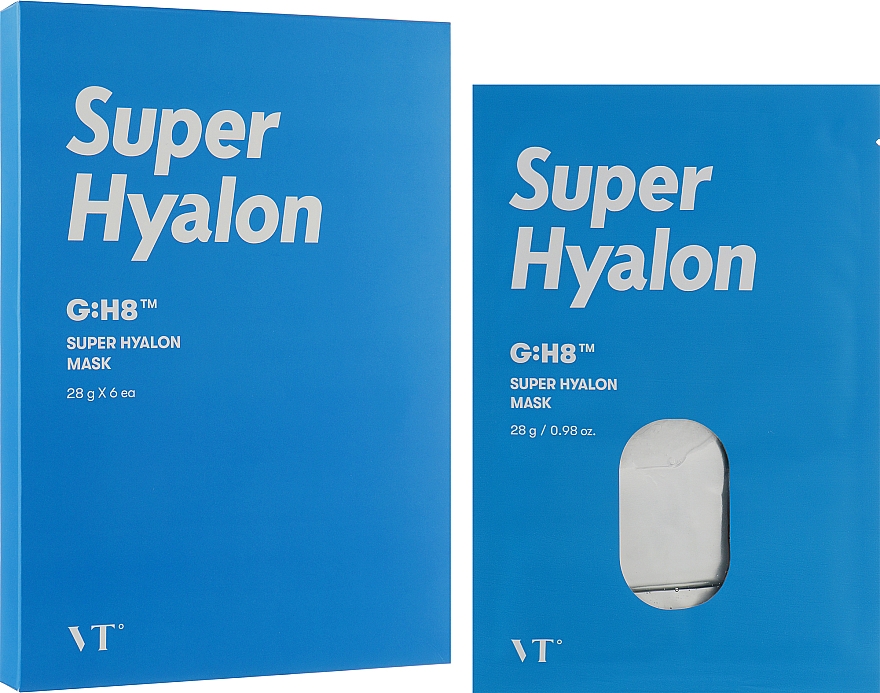 Nawilżająca maska z kwasem hialuronowym - VT Cosmetics Super Hyalon Mask — Zdjęcie N1