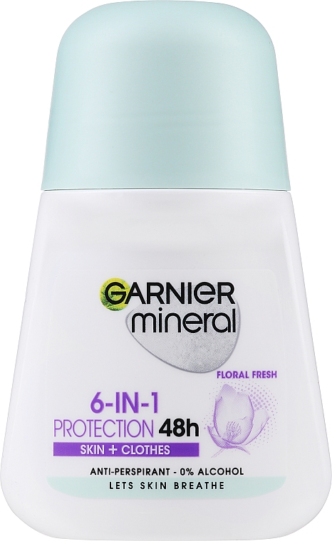 Antyperspirant w kulce - Garnier Mineral Deodorant Protection 6 Fresh Floral Scent — Zdjęcie N1