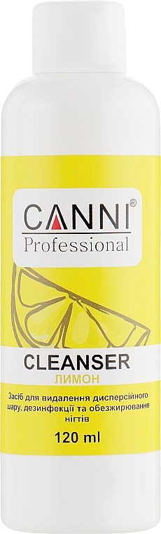 Odtłuszczacz do paznokci - Canni Cleanser Lemon