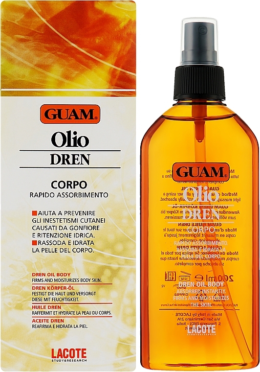 Olej z drenującym efektem - Guam Olio Corpo Dren — Zdjęcie N2