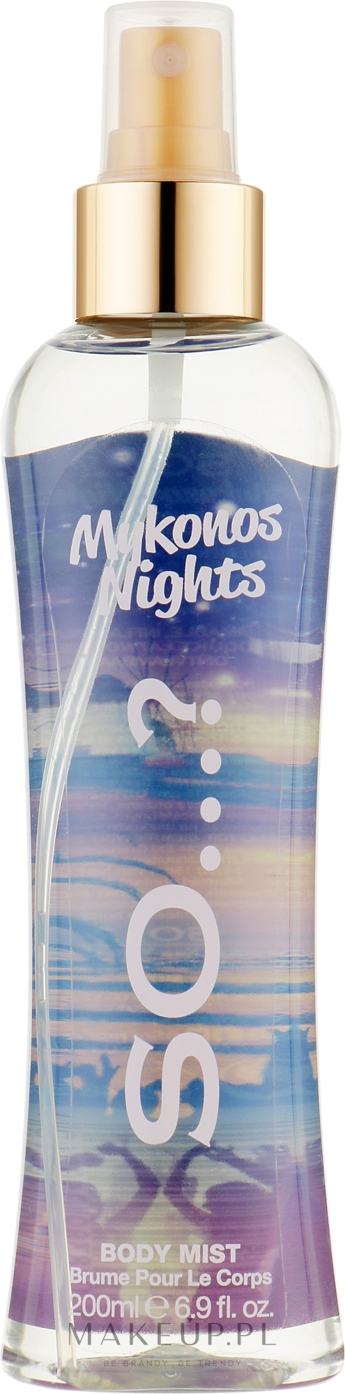 Spray do ciała - So…? Mykonos Nights Waves Body Mist — Zdjęcie 200 ml